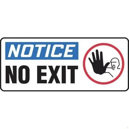 Accuform 17 in W x 7 in H, Aluma-Lite MADM829XL | Zoro