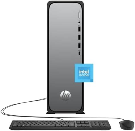HP OmniDesk Slim Desktop PC, Intel Processor 300, 8 GB RAM, 256 GB SSD ...