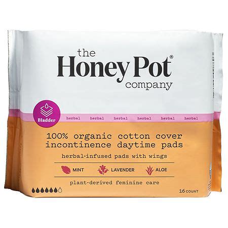 The Honey Pot Organic Herbal Incontinence Daytime Pad | Walgreens