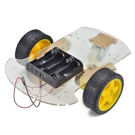 Buy Motor Smart Robot Car Chassis Kit 2WD with Speed Encoder and ...
