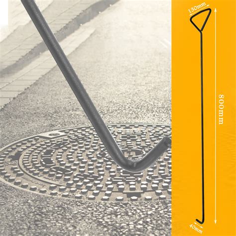 Takuoo 2pcs 80cm (31 inch) Manhole Hook,Manhole Cover India | Ubuy