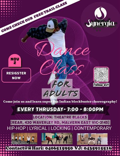Free Trail Dance Class For Adults, Theatre Blacks, Malvern East, 2 ...
