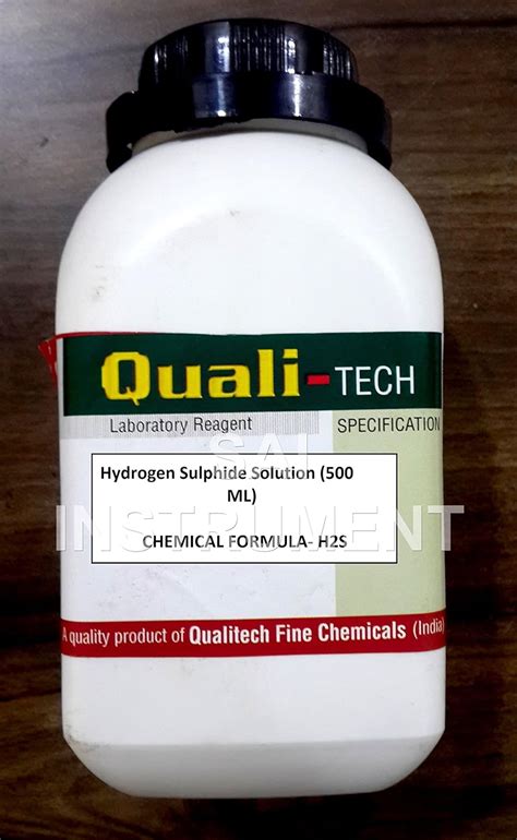 Microtroniks QUALI-TECH CHEM Hydrogen Sulphide Solution (500 ml ...