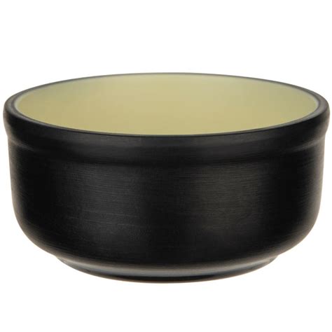 2 Tone Round Straight Katori 8.5 cm Yellow Servewell – JITCO