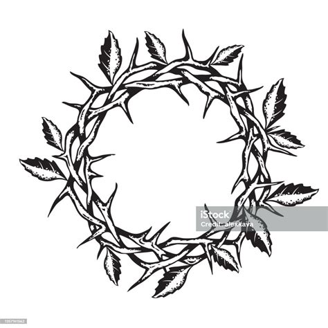 Ilustración de Imagen De La Corona De Espinas y más Vectores Libres de ...