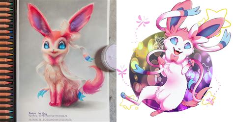 Pokémon: 10 Incredible Sylveon Fan Art