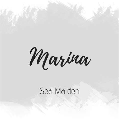 Marina | Names with meaning, Baby girl names unique, Baby names and ...