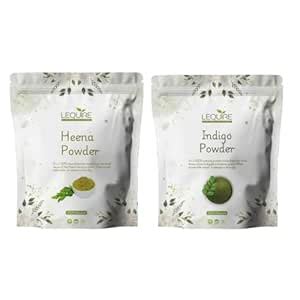 Buy Lequire Indigo and Henna Powder for Hair Natural Dye (100 Grams ...