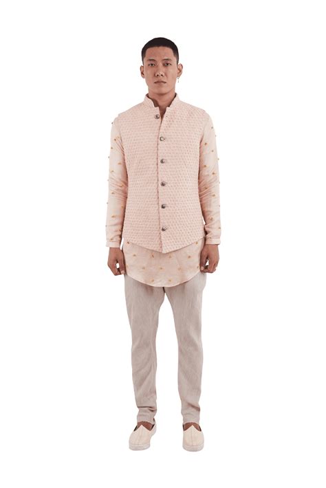 MINI FLOWER SHORT SLEEVELESS JACKET – Kunal Rawal