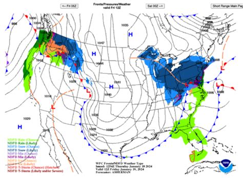 Image result for Reading a Weather Map