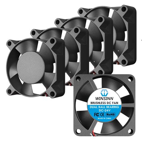 WINSINN 30mm Fan 24V Dual Ball Bearing DC Brushless Quiet Cooling 3010 ...