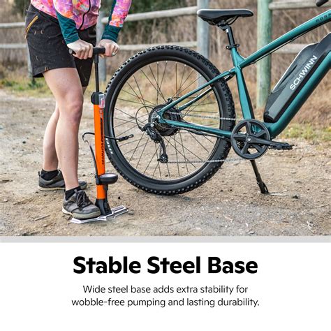 Snapklik.com : Schwinn Air Center Plus Floor Pump, For Mountain ...