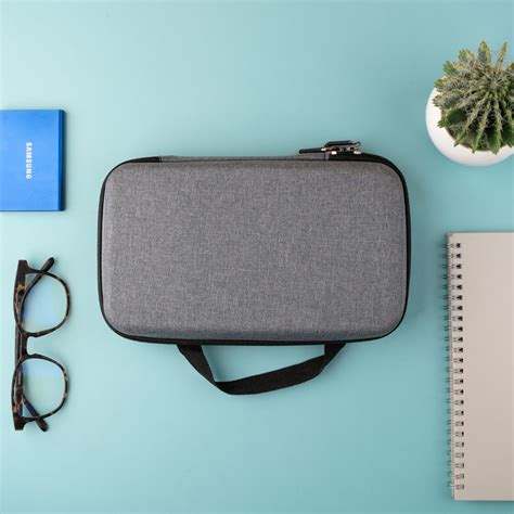 Denim Tech Organizer Large Case for Electronics Accessories - Charger ...