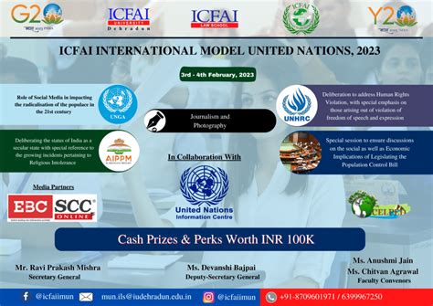 ICFAI INTERNATIONAL MODEL UNITED NATIONS, 2023 [03-04 FEBRUARY, 2023 ...