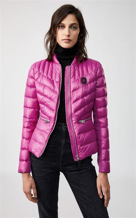 Mackage Synthetic Petra Lightweight Down Jacket With Peplum Waist In ...