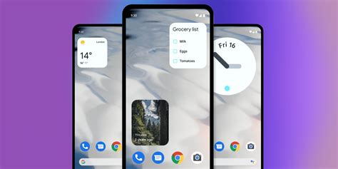 Android 12 Widgets 的图像结果