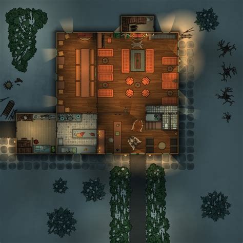 Hunter's Lodge Map | Cthulhu Architect