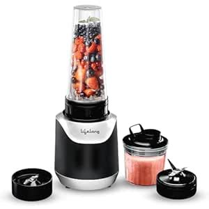 Buy Lifelong 700 Watts Nutri Blender for Smoothie and Juices - 2 Bullet ...