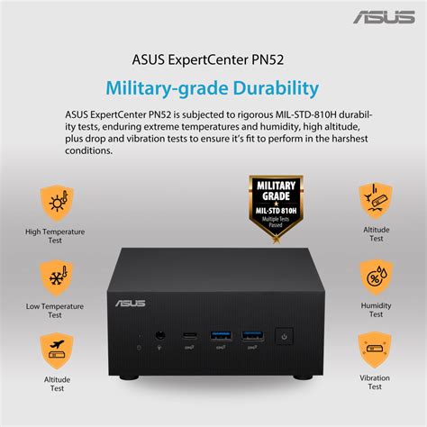 Asus Mini PC PN52 Ryzen 5 5600H, 32GB RAM, 1TB SSD, Win 10