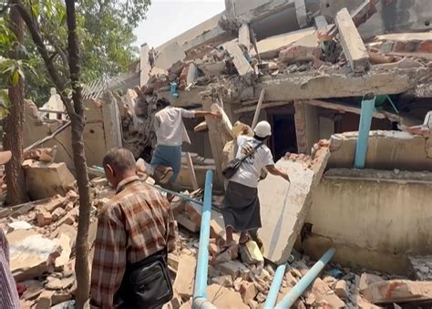 Death toll in Myanmar, Thailand earthquakes crosses 150 Dozens still ...