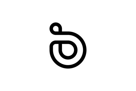 Black Letter B Outline Logo Graphic by onripus · Creative Fabrica