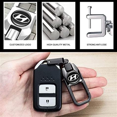 Contacts Heavy Duty Stainless Steel Key Chain Compatible with Hyundai ...
