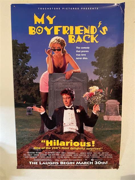 Poster: My Boyfriend's Back (1993) original movie 26x40" video store ...