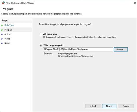 Block Internet Access to a Program 的图像结果