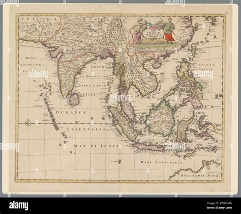 Map of Indonesia, Joannes L'huilier, 1691 - 1696 print Amsterdam paper engraving maps of ...