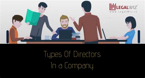 Types of Directors in a Private Limited Company | LegalWiz.in