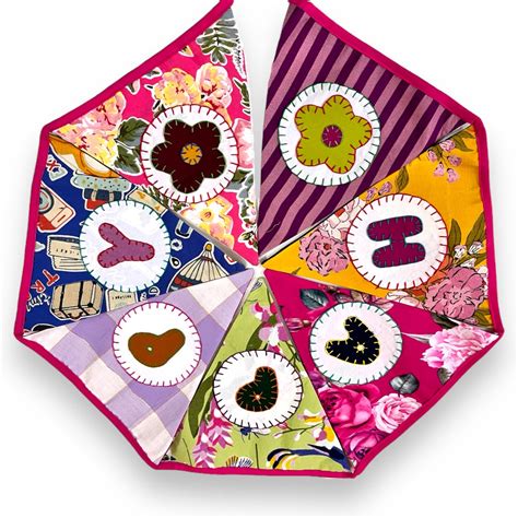 "Happy Anniversary" Upcycled Fabric Bunting – Use Me Works