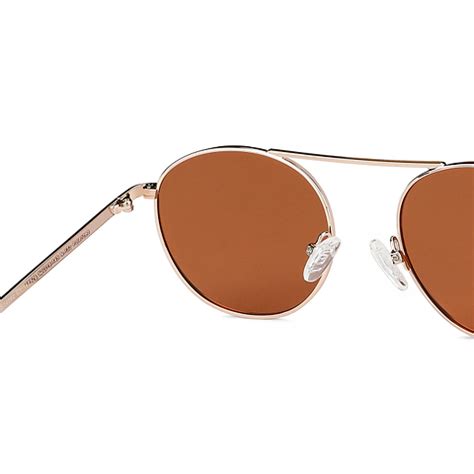 Buy Gold Brown Full Rim Round Vincent Chase Polarized The Metal Edit VC ...