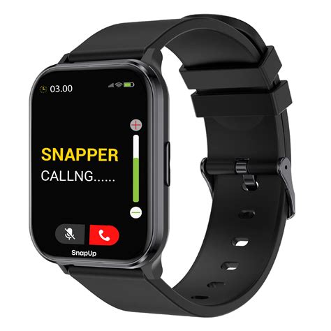 SnapUp Vision Bluetooth Calling Smartwatch with Snap Sync, 1.93” Lumax ...