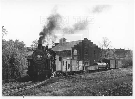 NKP G-9 912 setting a NKP Boxcar at Weaver 5-1950 | The Nickel Plate ...