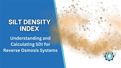 Silt Density Index