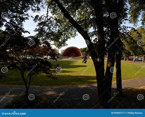 Charles River Esplanade, Hatch Memorial Shell, Boston, Massachusetts ...