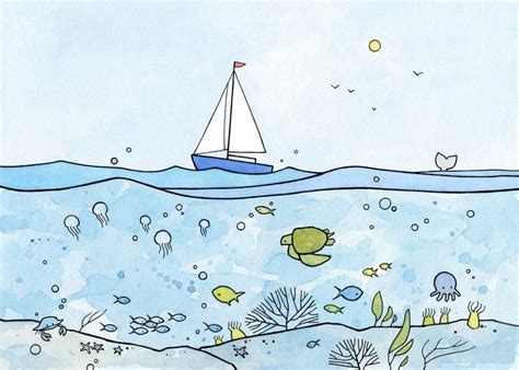 Under the Sea! Underwater ocean illustrations - studiotuesday | Ocean ...
