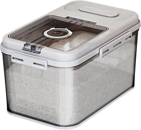 Amazon.com: SECOLI Rice Container, Magnetic Grain Dispenser, Reusable Cereal Dispenser ...