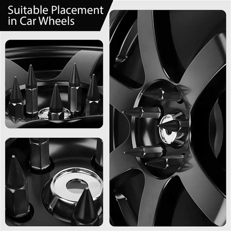 AllExtreme M12x1.5mm Wheel Nuts Close End Steel Aluminum Alloy Extended ...