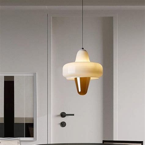 luz pendente led branca quente luz de teto embutida 26cm metal/vidro ...