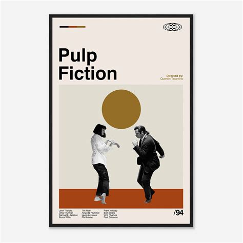 Pulp Fiction Movie Poster, Pulp Fiction Poster, Album Cover Poster ...