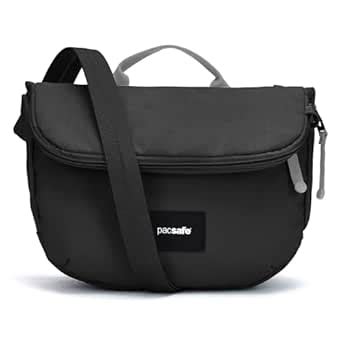 Pacsafe Slingsafe 200 GII Cross-Body Shoulder Bag, Jet Black, One Size ...