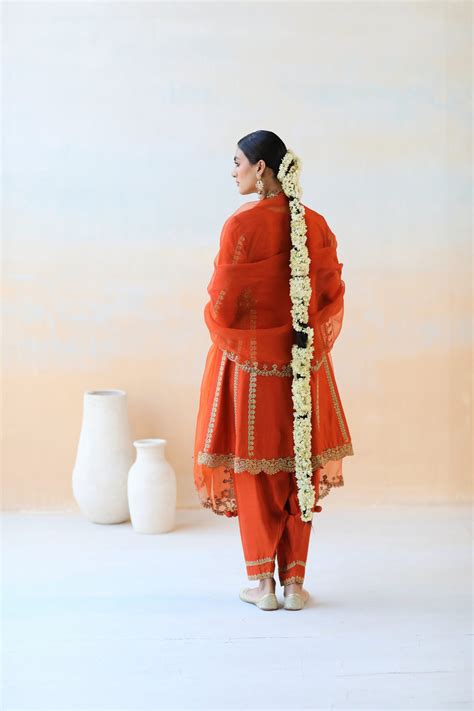 Fire rust kurta set – Aman Takyar