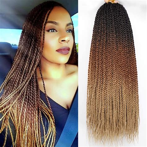 Buy VIOLET Senegalese Twist Crochet Hair For Black Women 18 Inch ...