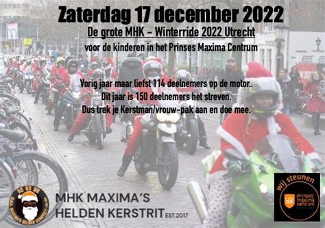 Maximas Helden Kerstrit - The Winterride 2022, Utrecht, 17 December ...