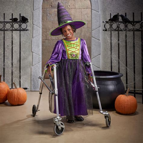 Purple Adaptive Witch Fancy Dress Costume - TK Maxx UK