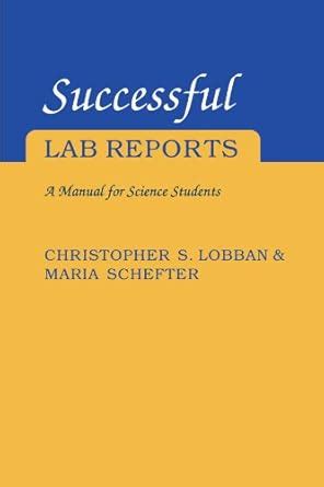 Buy Successful Lab Reports: A Manual for Science Students Book Online ...