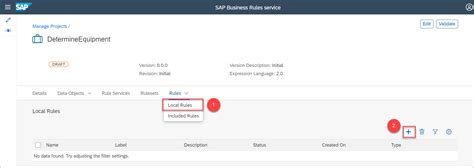 Create Decision Table and Text Rules | SAP Tutorials