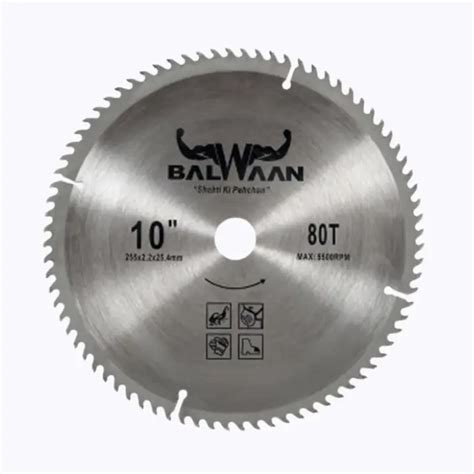 Buy Balwaan Heavy 80 Teeth Blade for Brush Cutter - Durable, Fast ...