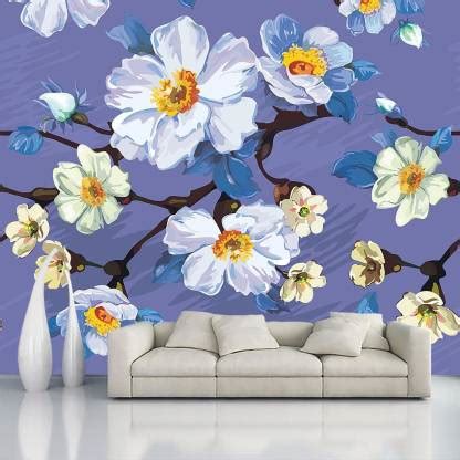 COLOR SOLUTION Floral & Botanical Multicolor Wallpaper Price in India ...